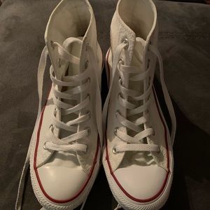 white high top converse